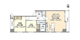 ドマーニ両国III【5階】の間取り