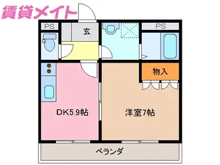 サクセス【1階】の間取り