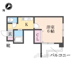 ヤマシナアーバンコテージ【1階】の間取り
