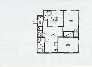 羽生栄マンション【5階】の間取り