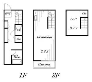 レガーロ千葉中央【1階】の間取り