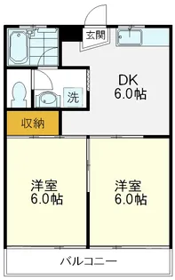 木の実ハイツ【1階】の間取り