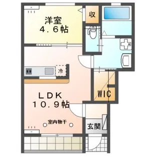 ルーチェワン【1階】の間取り