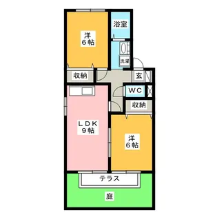 セジュールNA【1階】の間取り