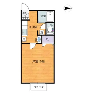 アーバンハイツ【1階】の間取り