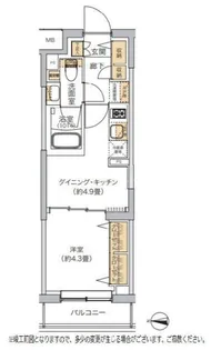 リビオメゾン湯島【1階】の間取り