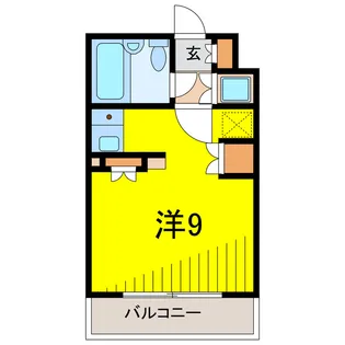 リラッサ柴又【4階】の間取り