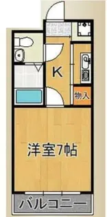 アルティ博多駅南【2階】の間取り