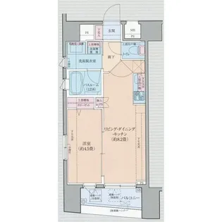 ロアール茅場町【4階】の間取り