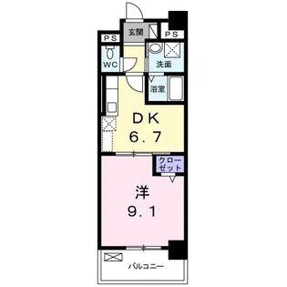 チッタ キャステーロ【2階】の間取り
