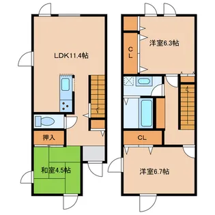 ウエスタンムービーズの間取り