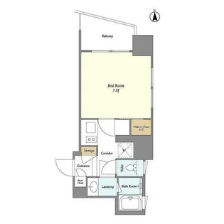 ミュプレ高田馬場(ミュプレタカダノババ)【9階】の間取り