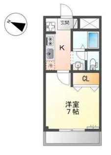 ビューパレス・M【2階】の間取り