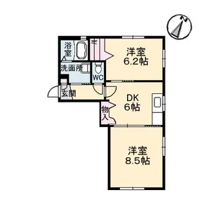 ベノア【1階】の間取り