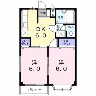 藤ホーム【2階】の間取り