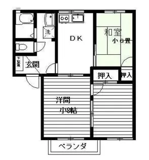 サニーコート・トダ【1階】の間取り