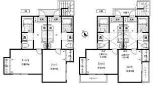 ベル・シャンテ【1階】の間取り