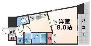エルシオン【4階】の間取り