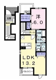 アトリューム B【2階】の間取り