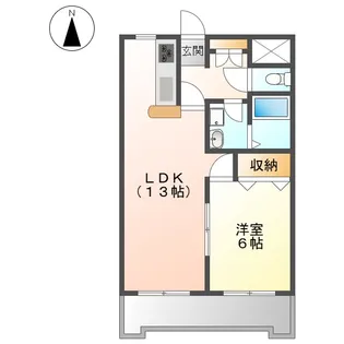 セントラルハイツ香呑【4階】の間取り