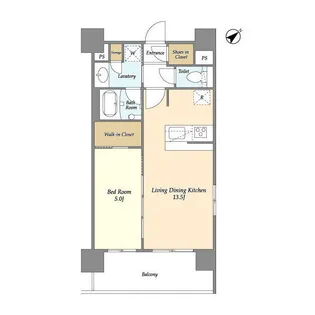 BluRock東神奈川【7階】の間取り