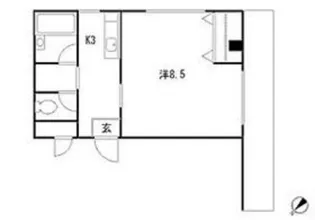 ジュネス小野田【2階】の間取り
