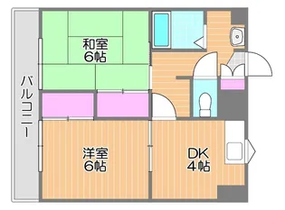 JP岡山医大東【1階】の間取り
