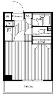 パークウェル代々木【2階】の間取り