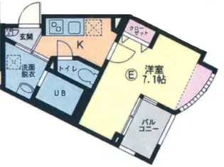 プレステージハマノ【2階】の間取り