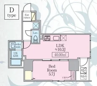 アビタシオン創【6階】の間取り