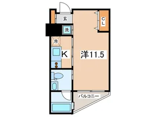 カ-サベラ フィオ-レ【5階】の間取り