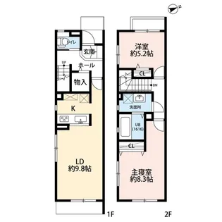 アムールSII【1階】の間取り