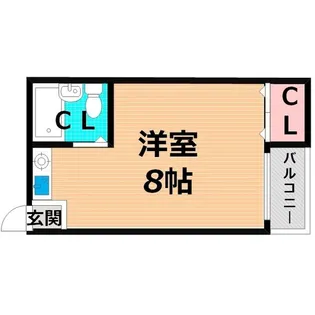 フェリーチェ千林【4階】の間取り