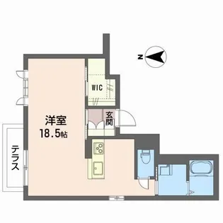 シャーメゾンコア双葉町【1階】の間取り