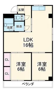 グランドビル永吉【1階】の間取り