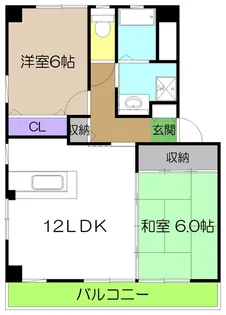 エルサンロード【2階】の間取り
