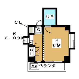 シーサイドハイツ【3階】の間取り