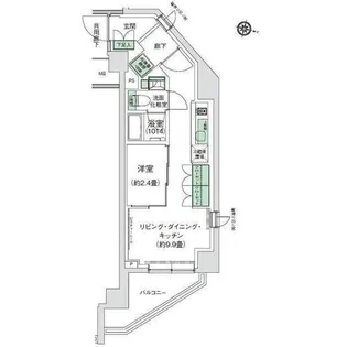 スタイリオ三軒茶屋【3階】の間取り