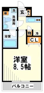 スパシエエクレクト【2階】の間取り
