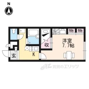 レオパレスMr&MrsK【2階】の間取り