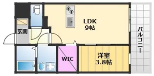 サザンクレスト高師浜【2階】の間取り