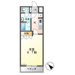 メリーベル【2階】の間取り