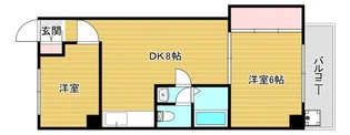 ホワイトハイツ【2階】の間取り