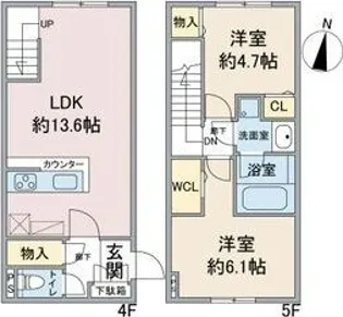 CrossRoad SasashimaLiveの間取り