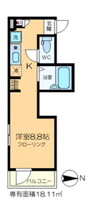 TIZ CARROT【2階】の間取り