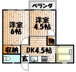 西小倉129【3階】の間取り