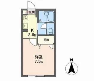 サニーハイツ南光台【2階】の間取り
