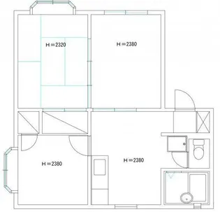レジデンス萩【1階】の間取り
