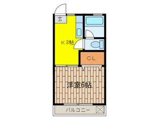 浜田山ハウス【1階】の間取り
