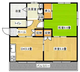エスアイマンション【2階】の間取り